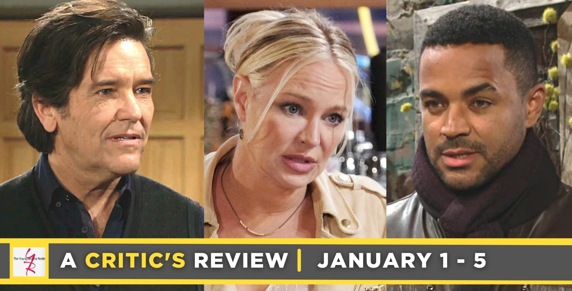 the young and the restless critic's review for january 1 – january 5, 2024, danny, sharon, and nate.