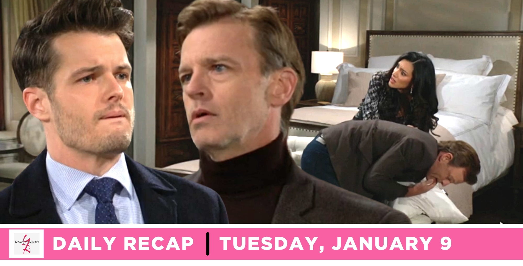 kyle abbott went ballistic on tucker mccall and audra charles on the young and the restless recap for january 9, 2024.