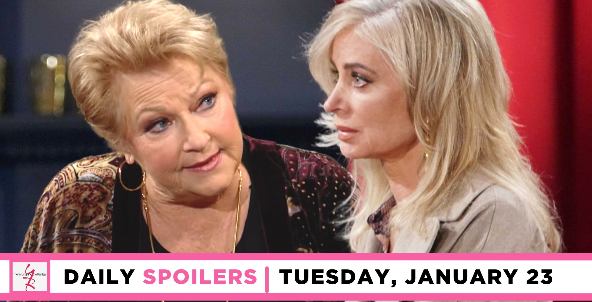 the young and the restless spoilers for january 23, 2024, episode 12791, has traci talking to confused ashley.