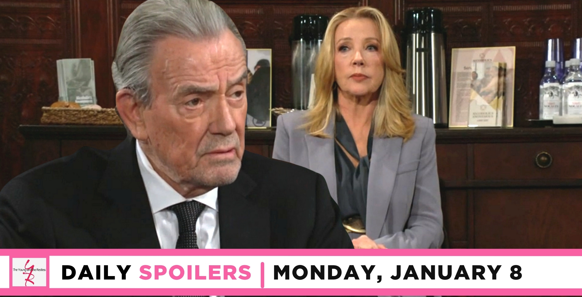 young and the restless spoilers for january 8, 2024, sees victor newman worrying about nikki's sobriety.