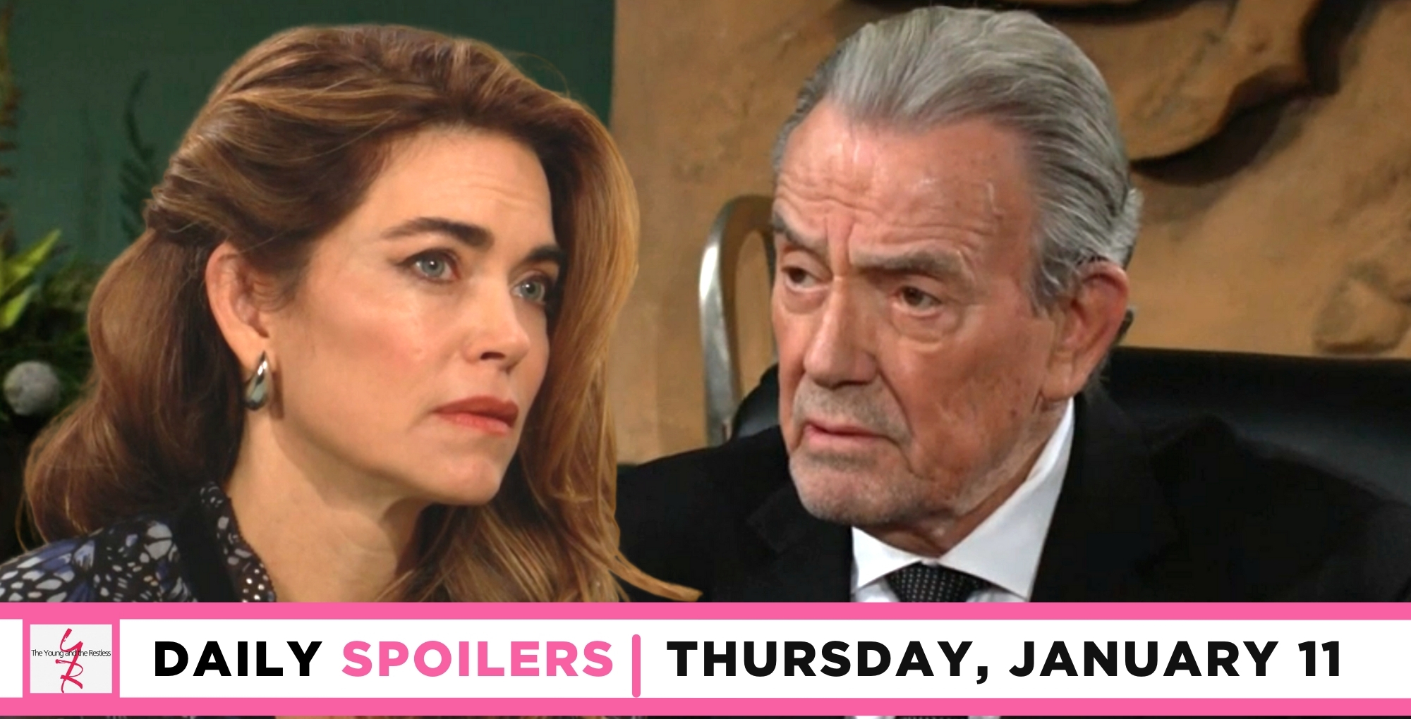 the young and the restless spoilers for january 11, 2024, episode 12783, has victoria looking at victor.