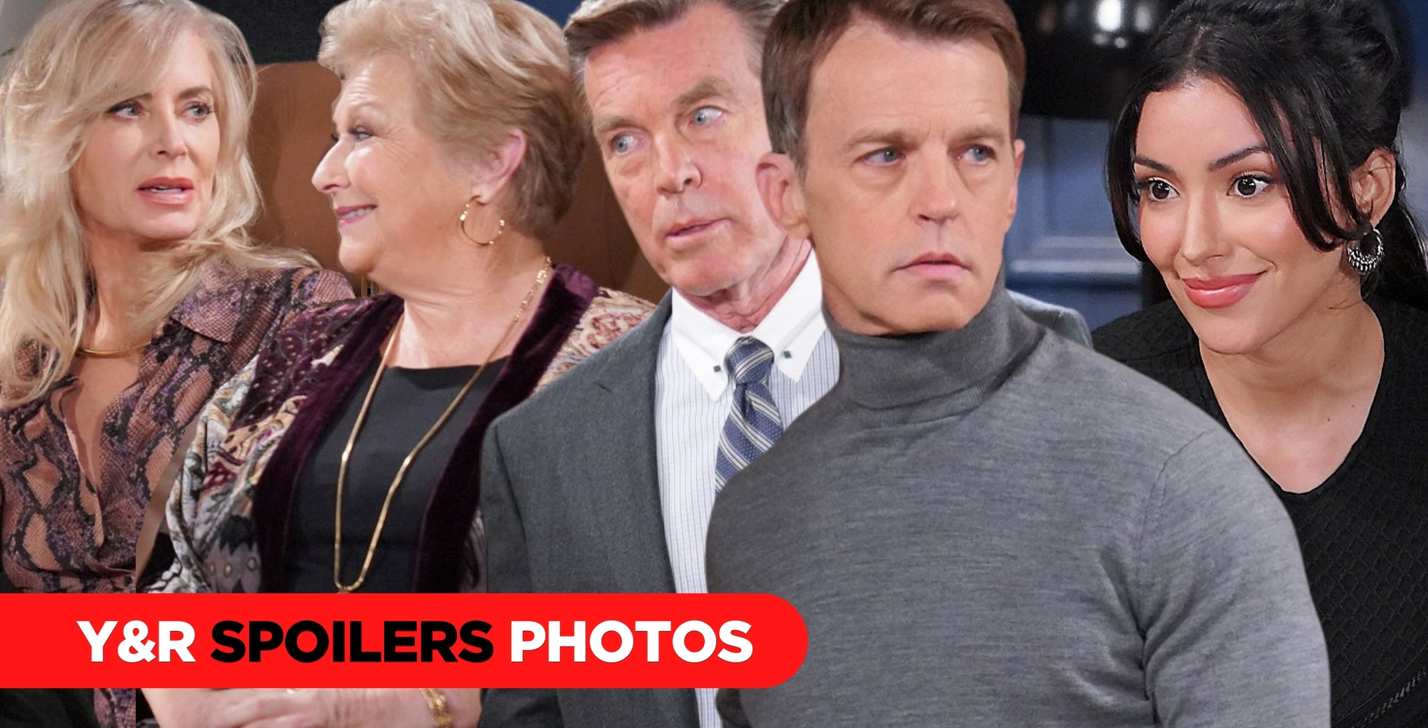 the young and the restless spoilers for january 25, 2024, episode 12793, collage of photos.