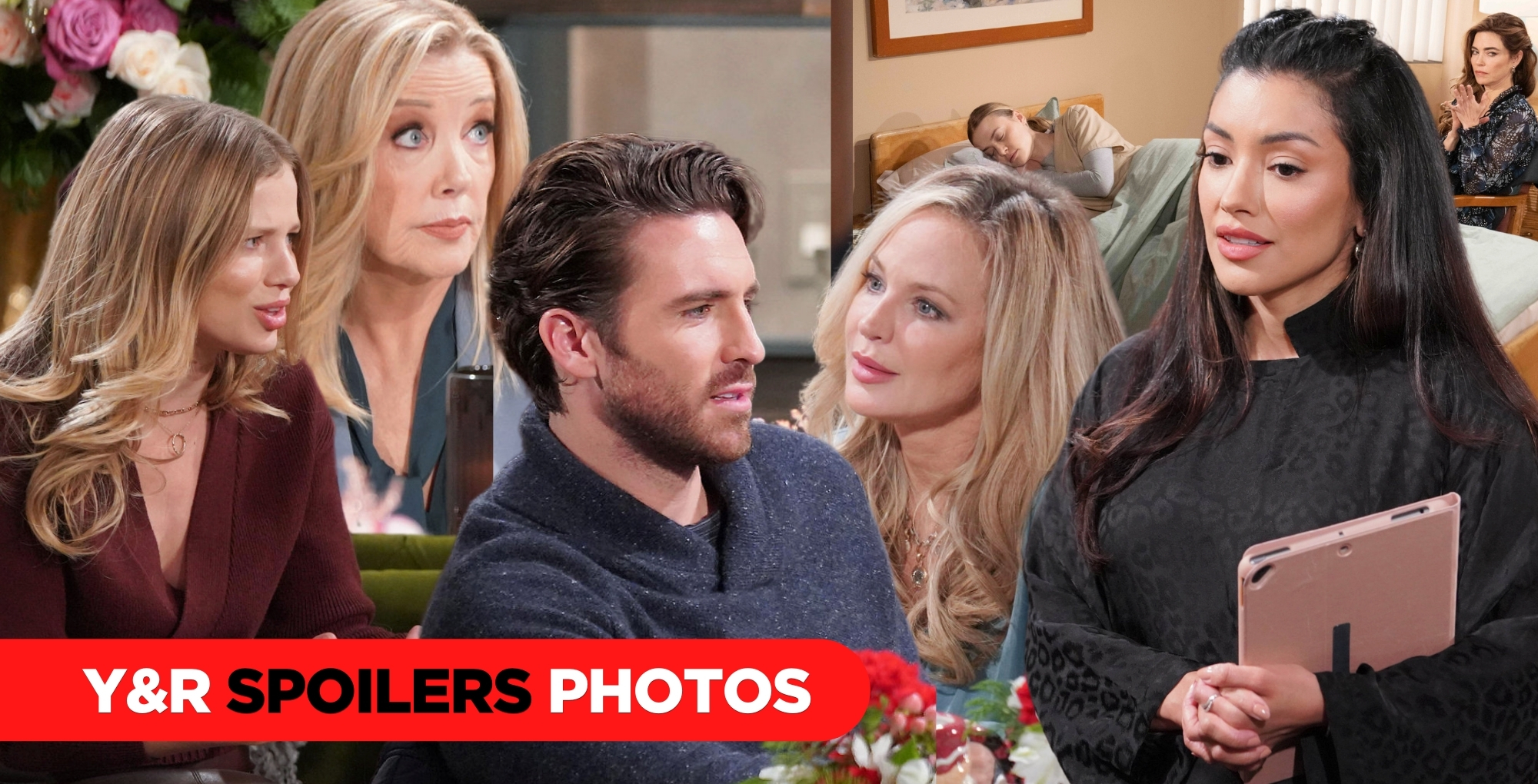 y&r spoilers photos collage.