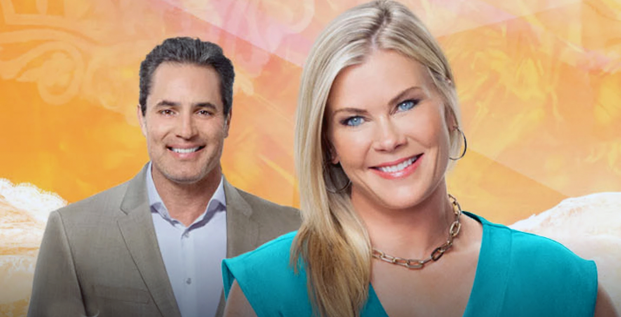 days of our lives alums alison sweeney and victor webster reunite for hallmark