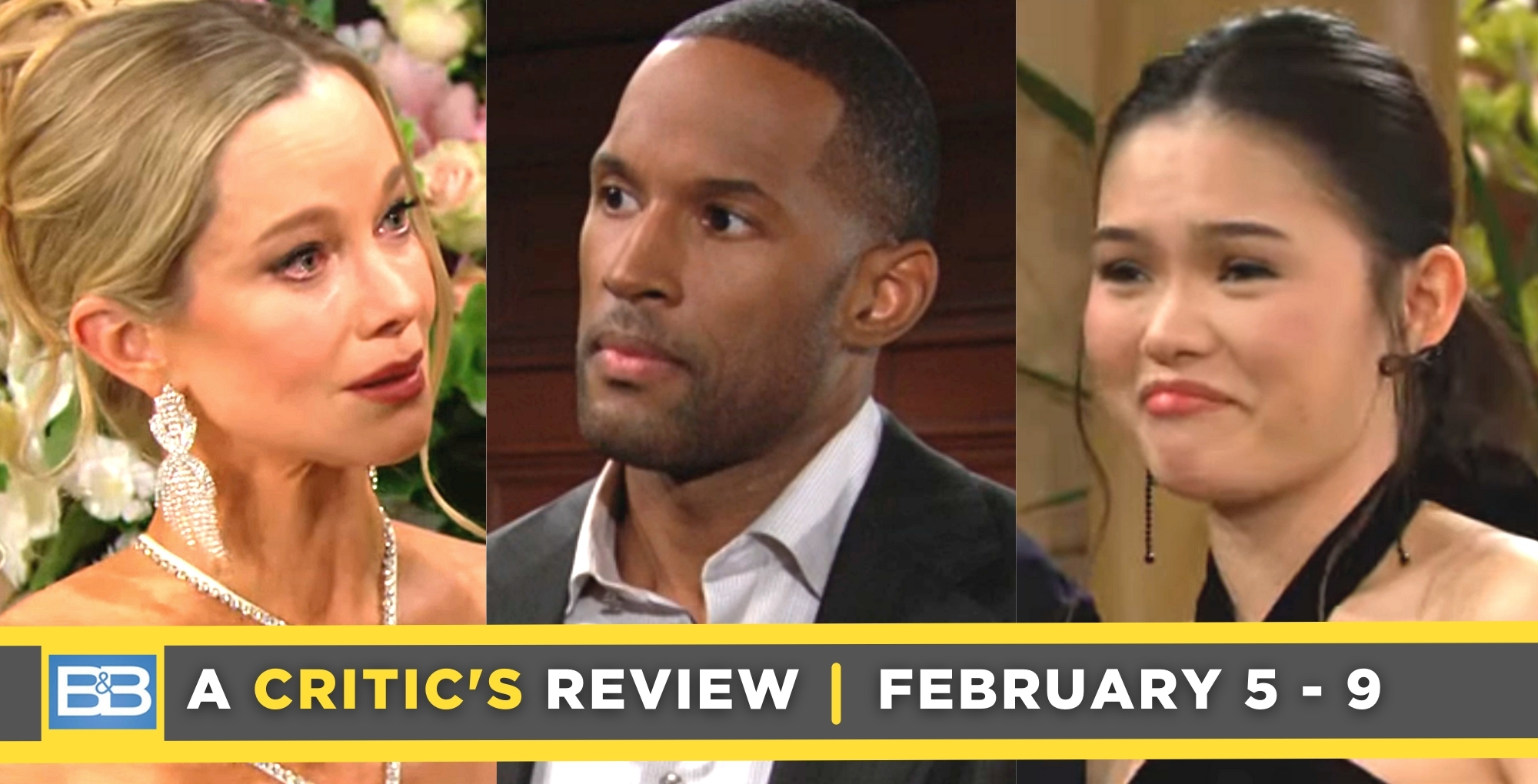 bold and the beautiful critic's review for february 5 - 9, donna, carter, luna
