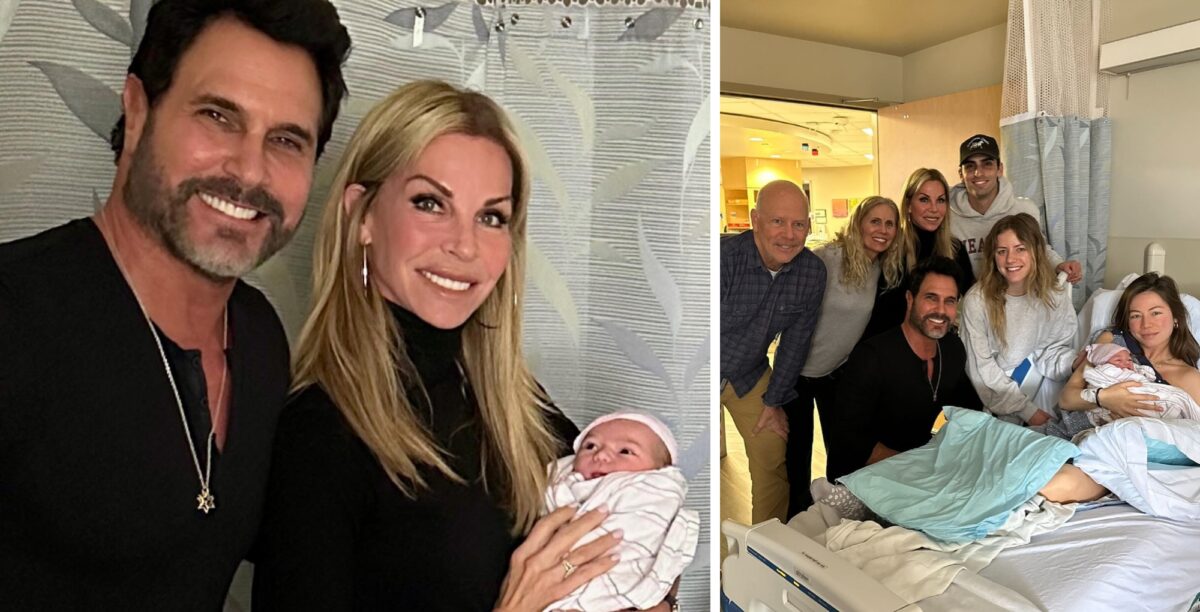 the bold and the beautiful's don diamont and his wife cindy are grandparents.