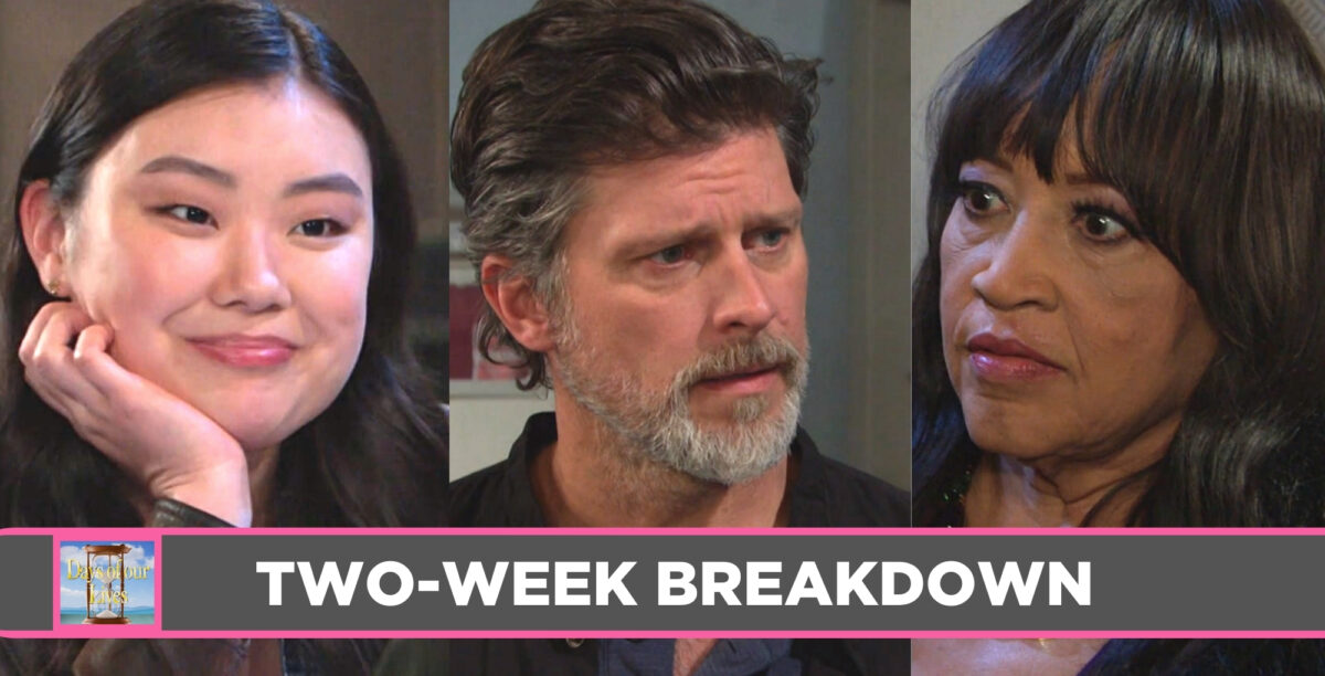 days of our lives spoilers two week breakdown for february 26- march 8, 2024, wendy, eric, and paulina.