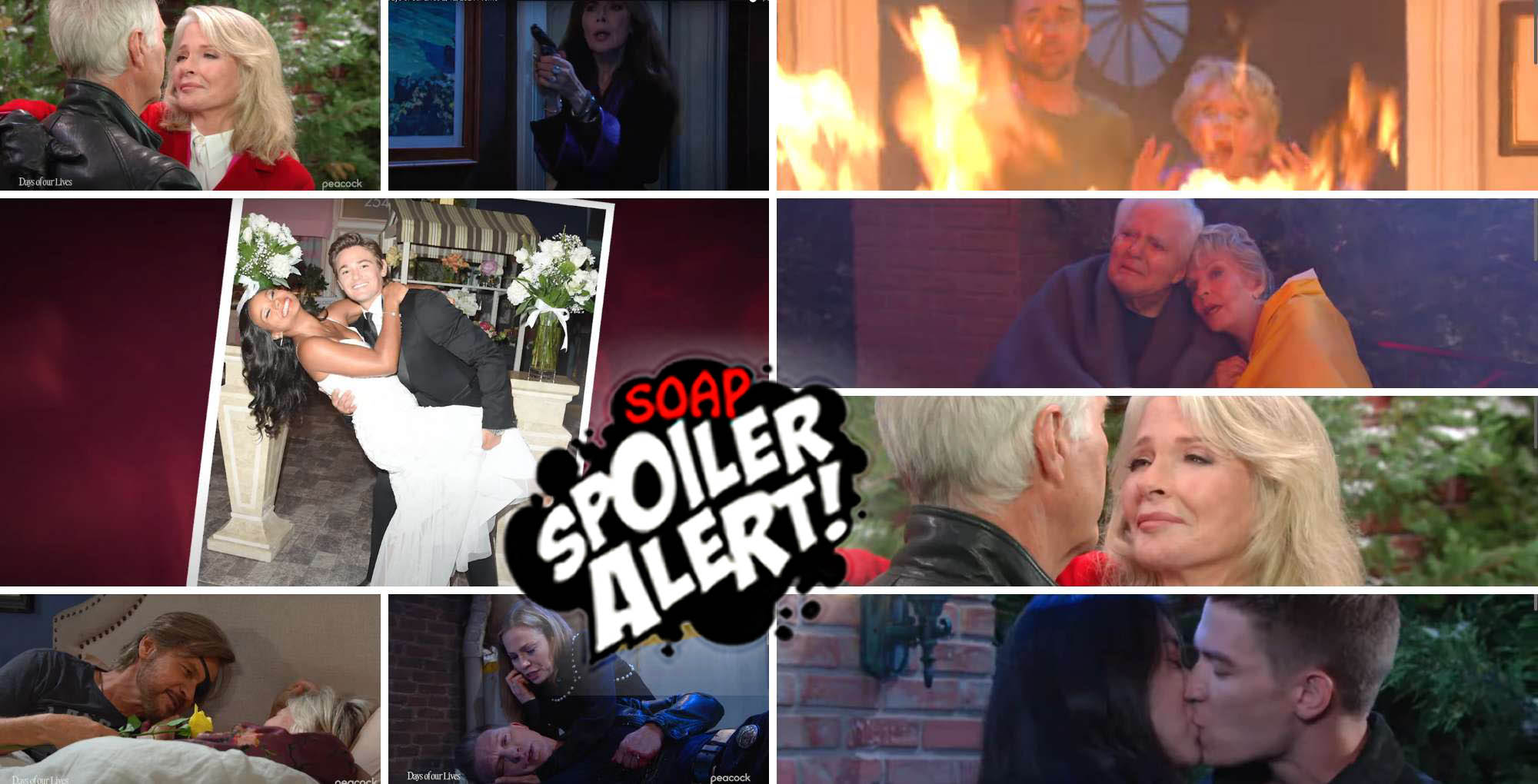 days of our lives weekly video promo for the week of february 12 collage.