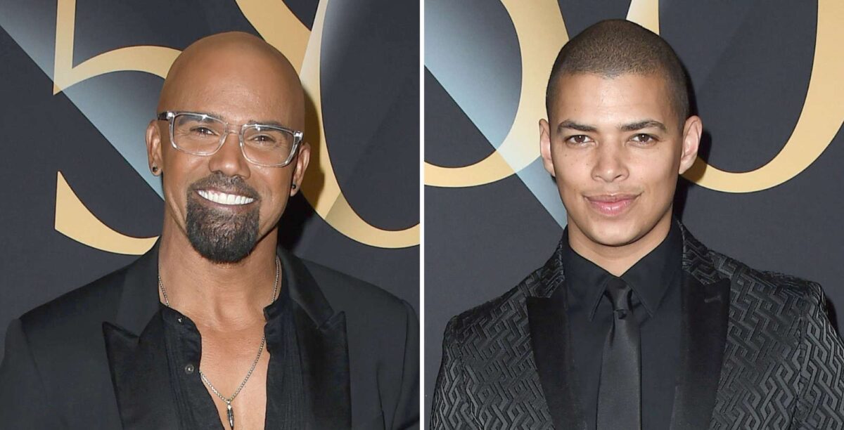 the young and the restless star shemar moore and the bold and the beautiful star delon de metz.