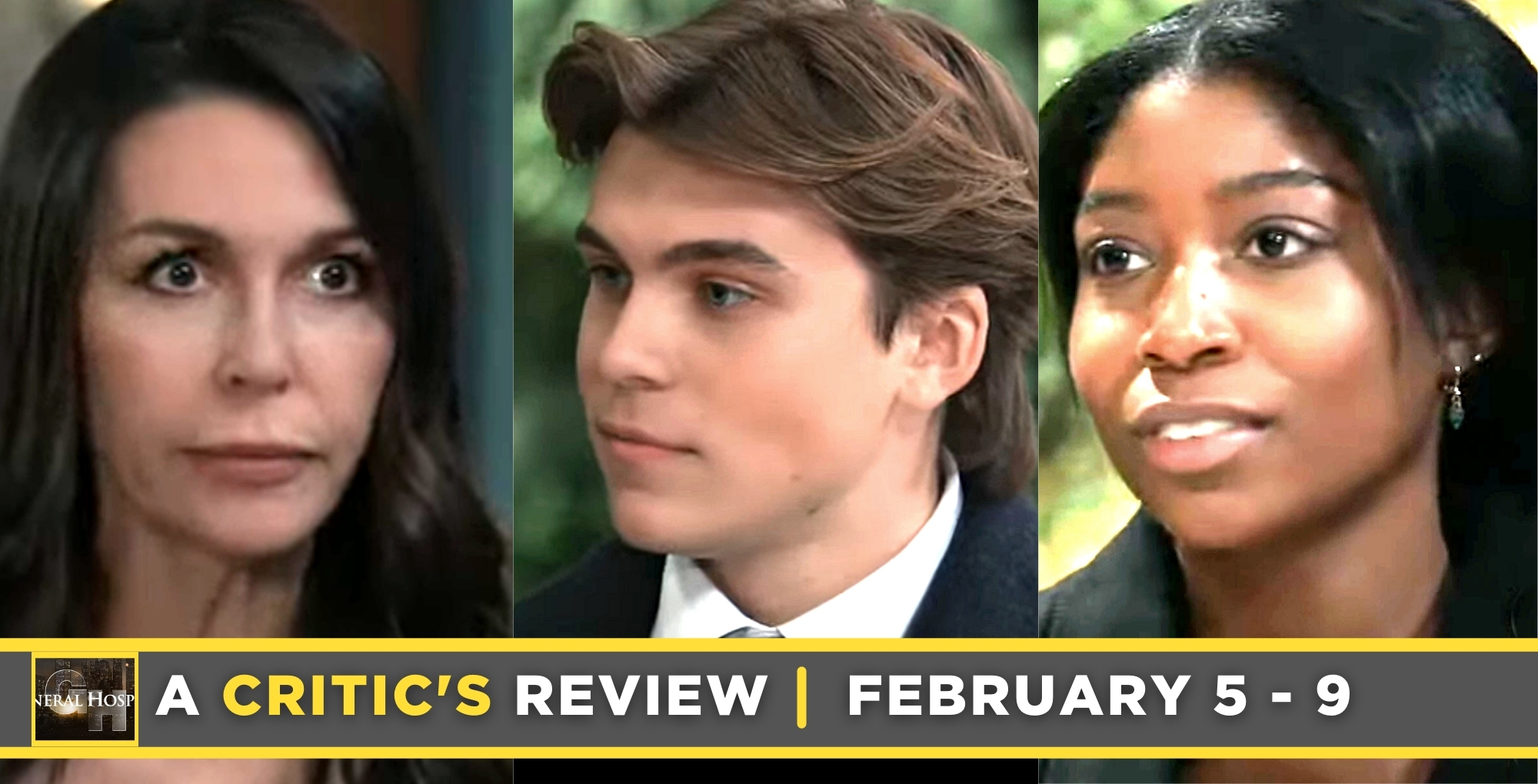 general hospital critic's review for february 5 - february 9, 2024, anna, michael, trina