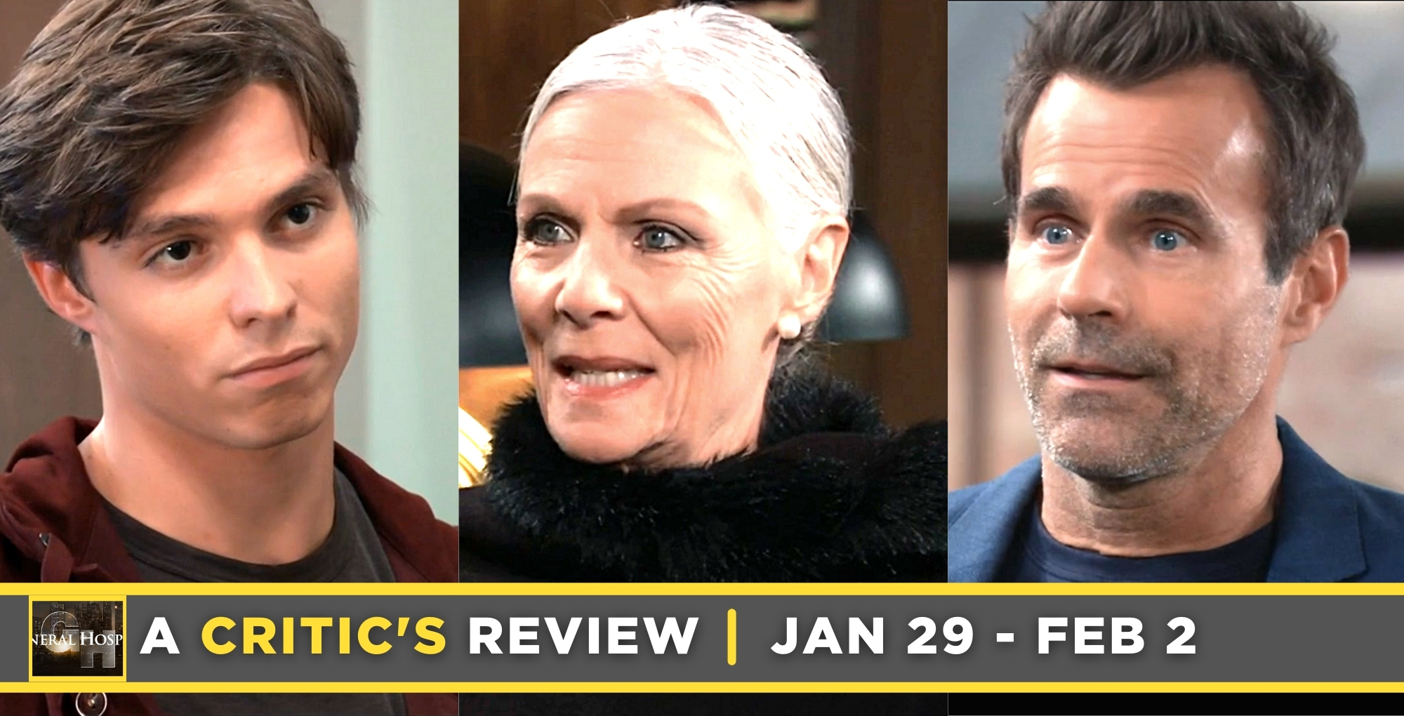 general hospital critic's review for january 29 – february 2, 2024, spencer, tracy, drew