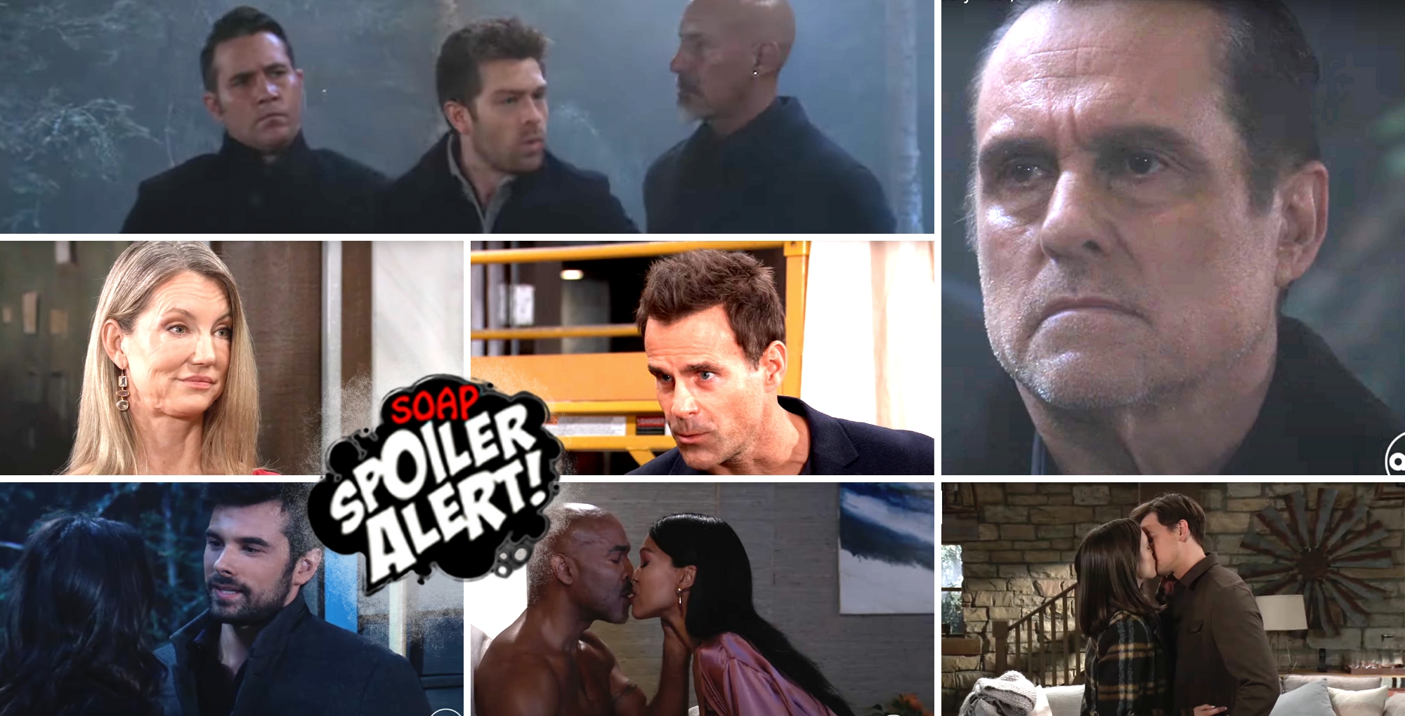 gh spoilers promo collage of images.