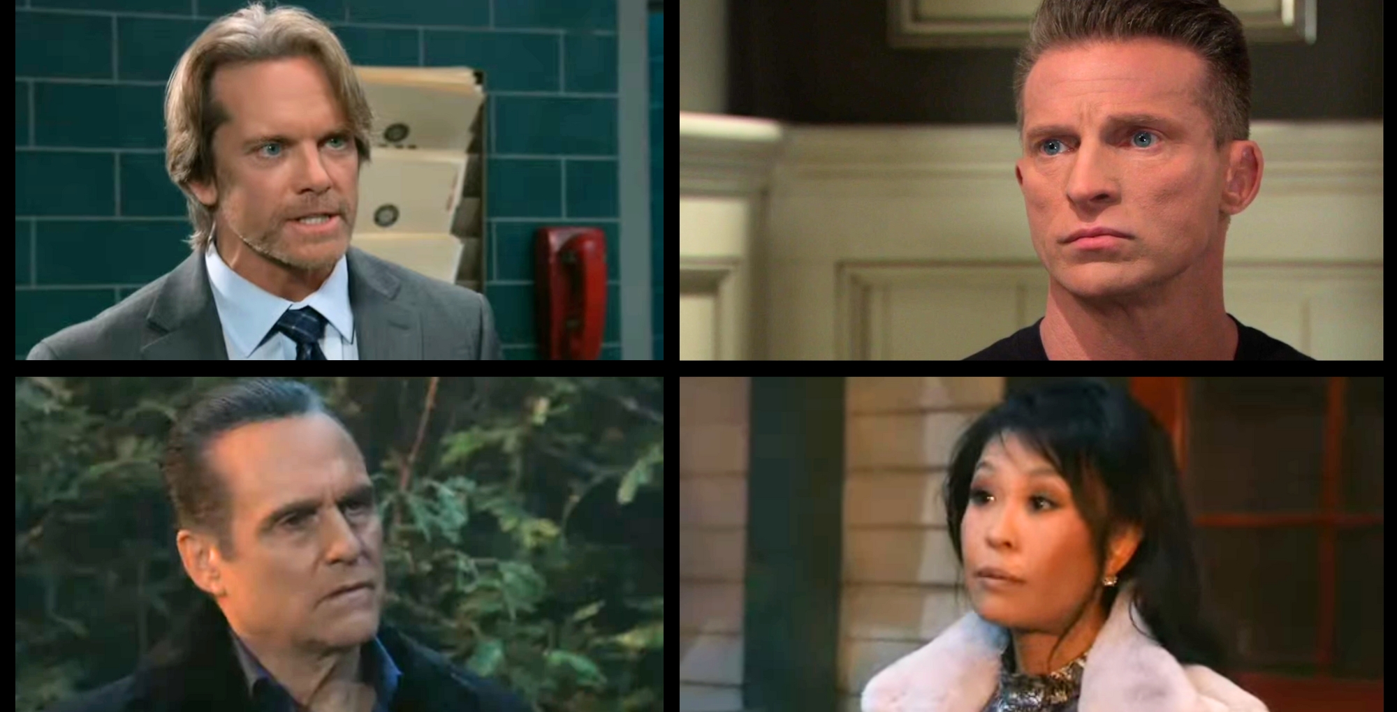 general hospital about 2.22.24 episode, john, jason, sonny, selina