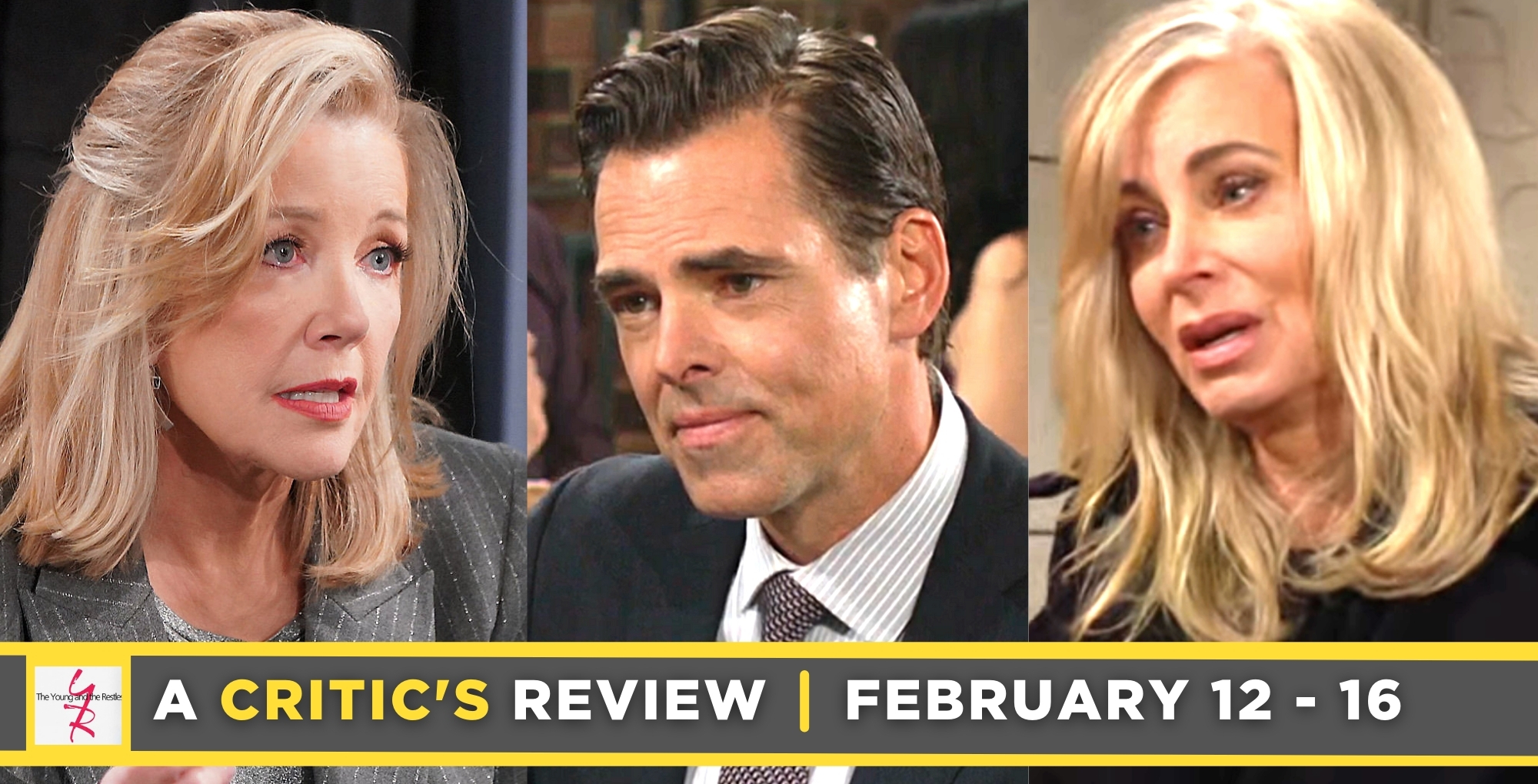 the young and the restless critic's review for february 12 - february 16, 2024, Nikki, Billy, Ashley
