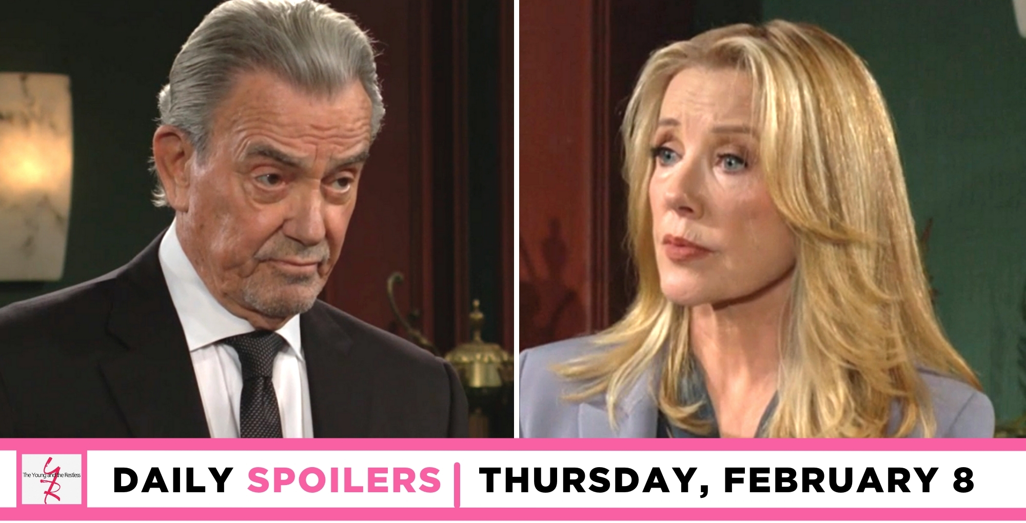the young and the restless spoilers for february 8, 2024, episode 12803, has victor and nikki.
