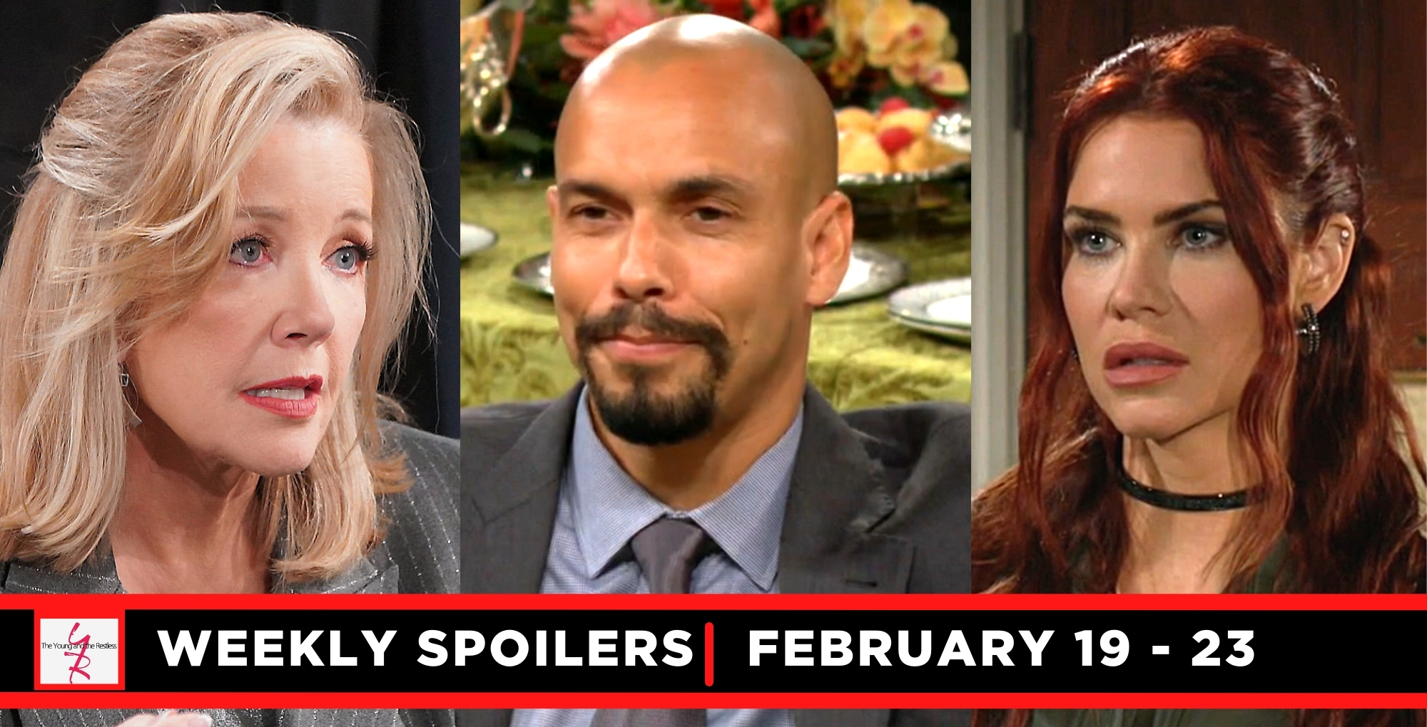 the young and the restless spoilers for the week of february 19-23, 2024, nikki, devon, sally