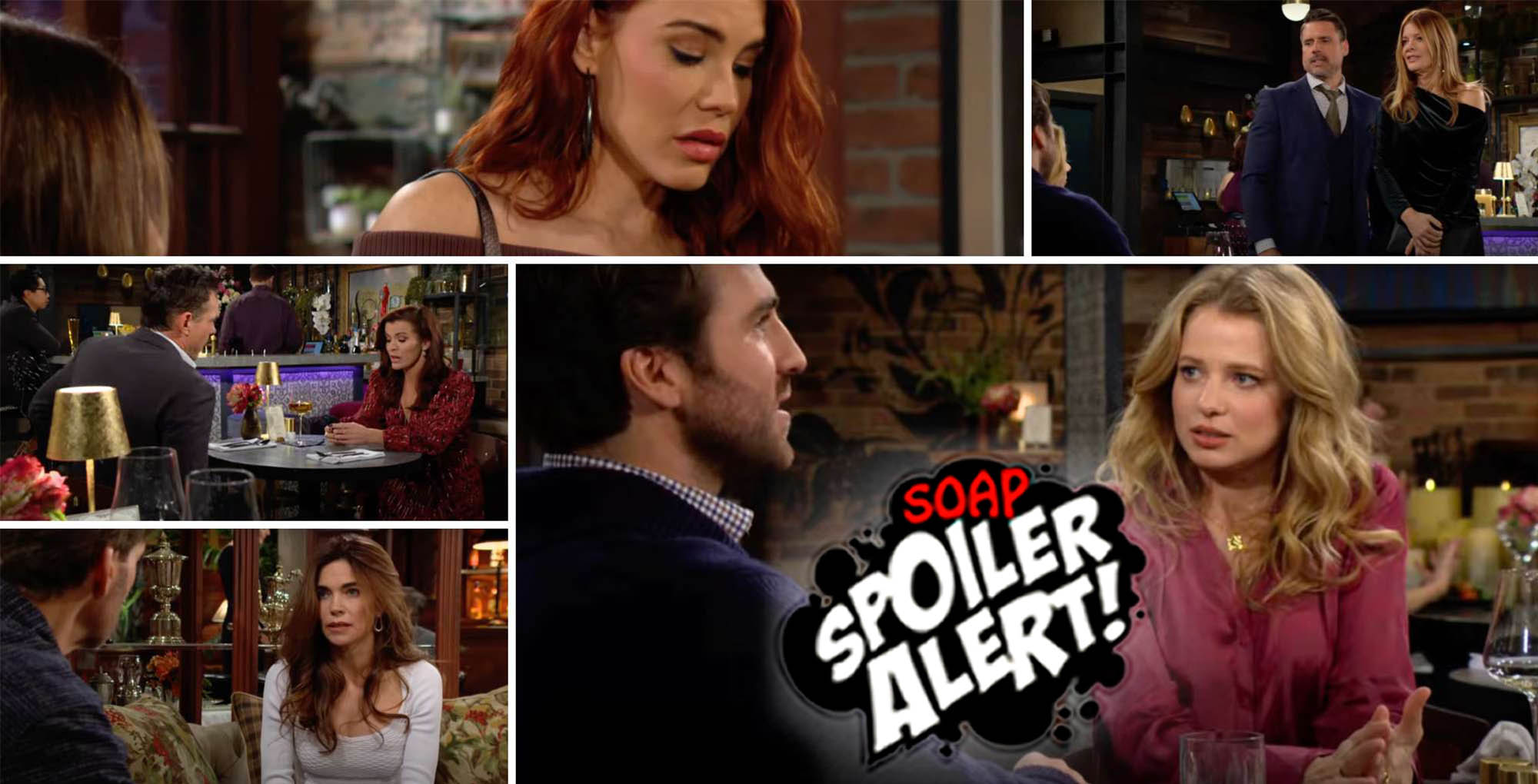 young and the restless weekly preview for february 12 - 16 collage.