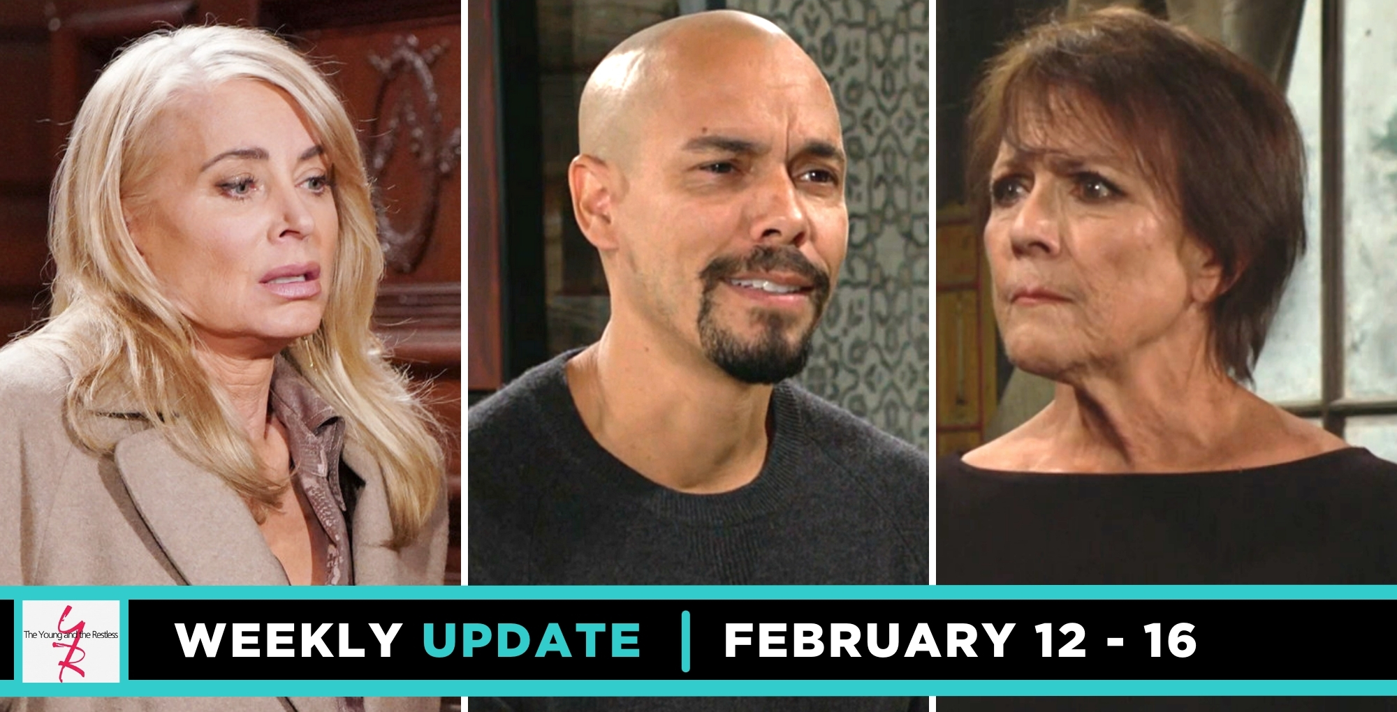 y&r spoilers weekly update for february 12 -16 features ashley, devon, and jordan.