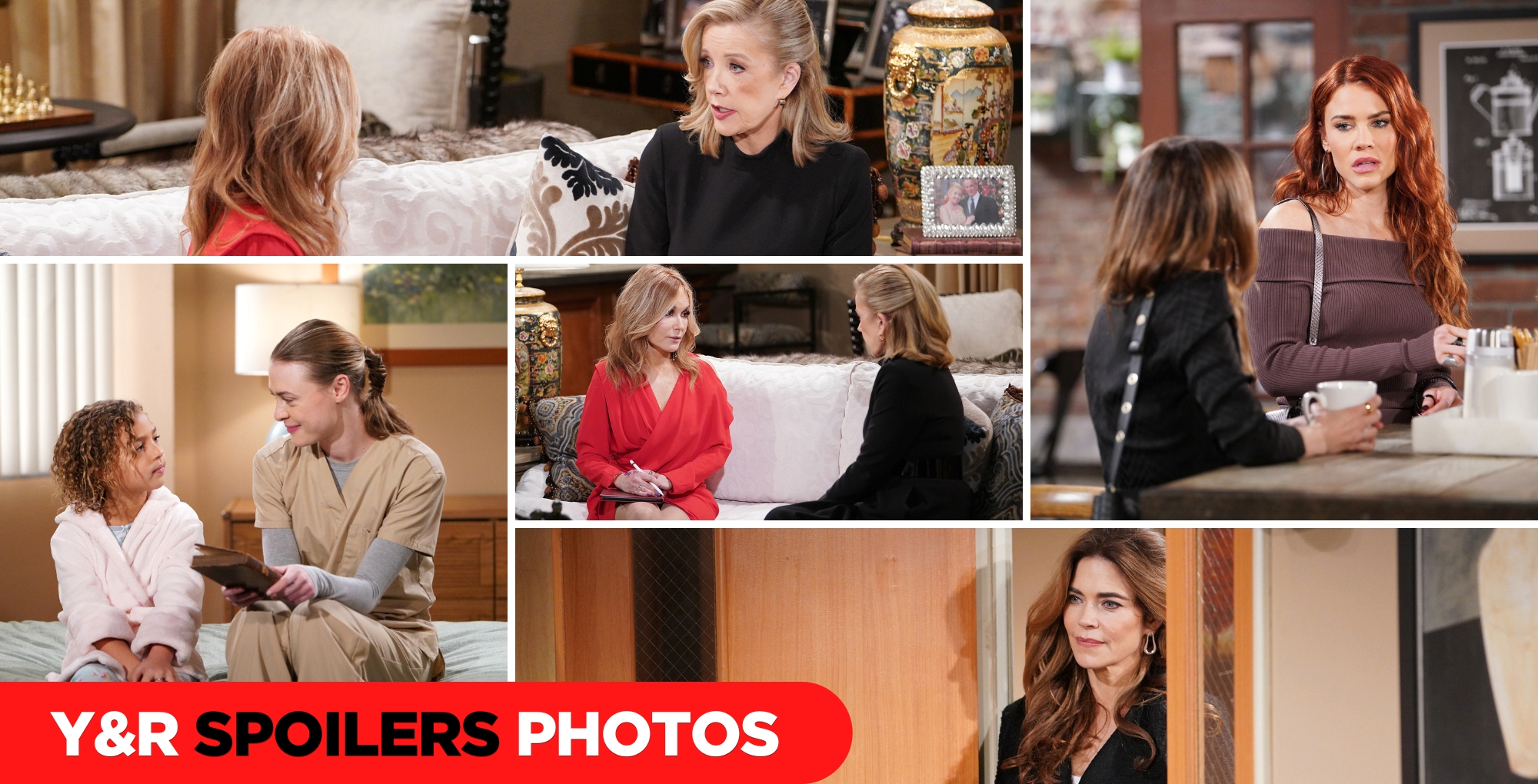 young and the restless preview photos collage.