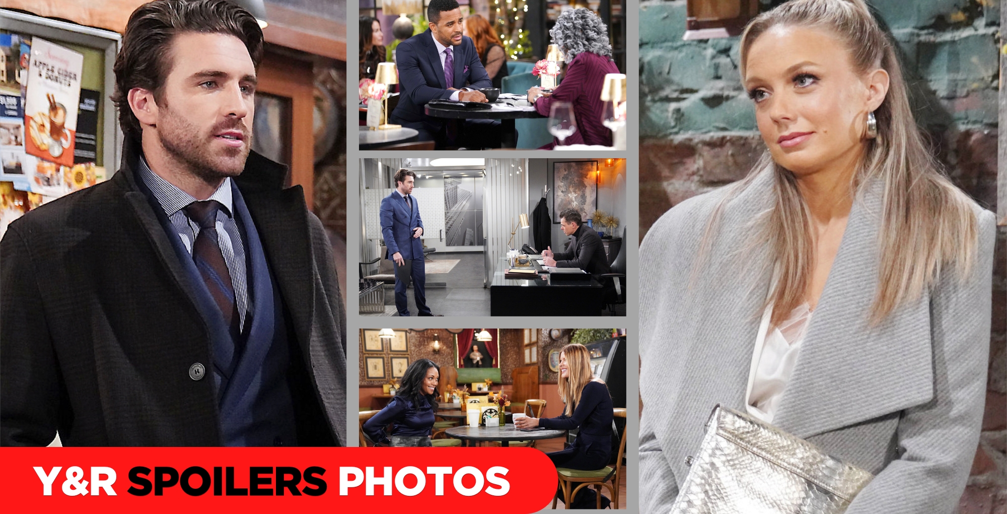 young and the restless preview photos for tuesday, february 26, episode 12816 collage.