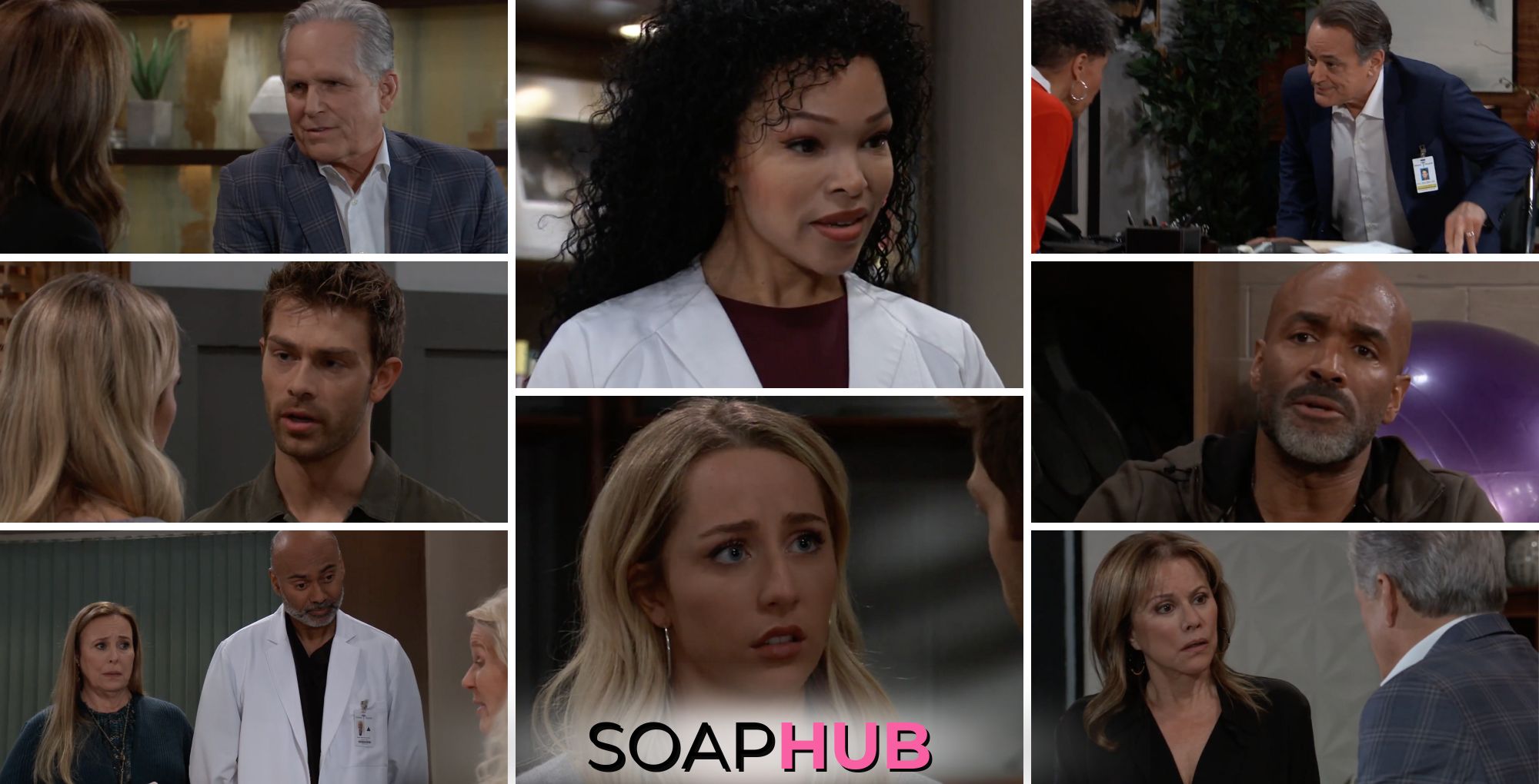 General Hospital preview collage for March 15, 2024, episode.