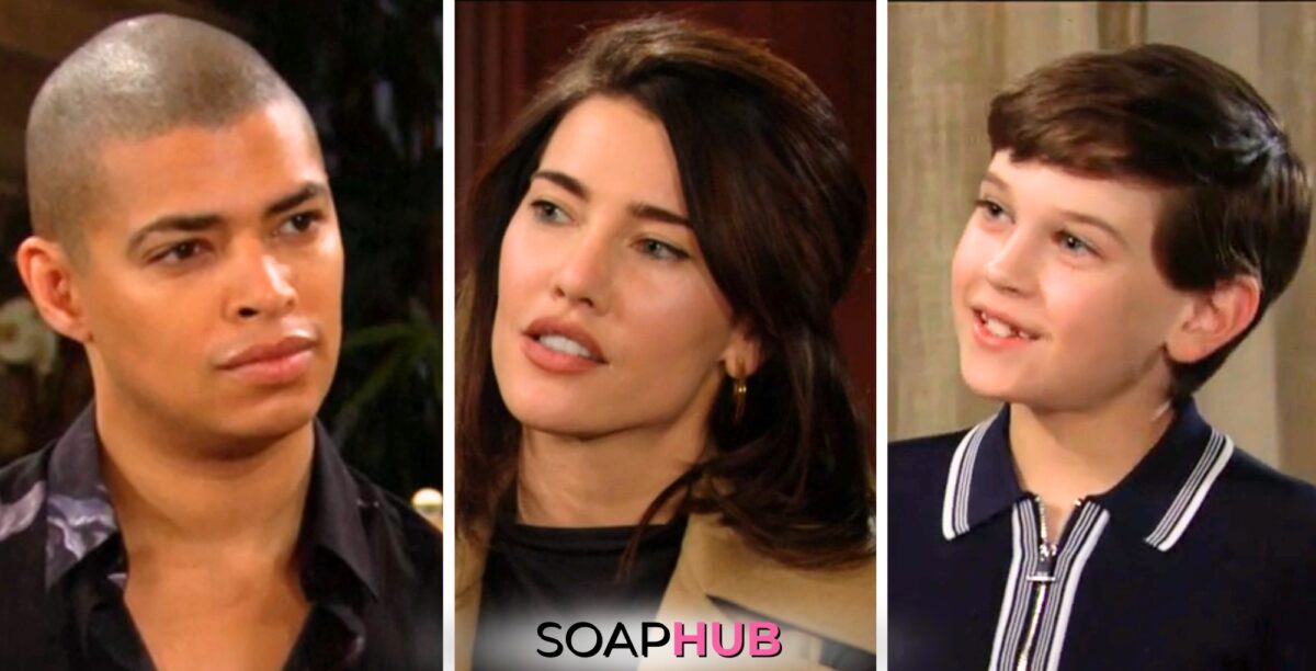 Bold and the Beautiful spoilers weekly update features Zende, Steffy, and Douglas.
