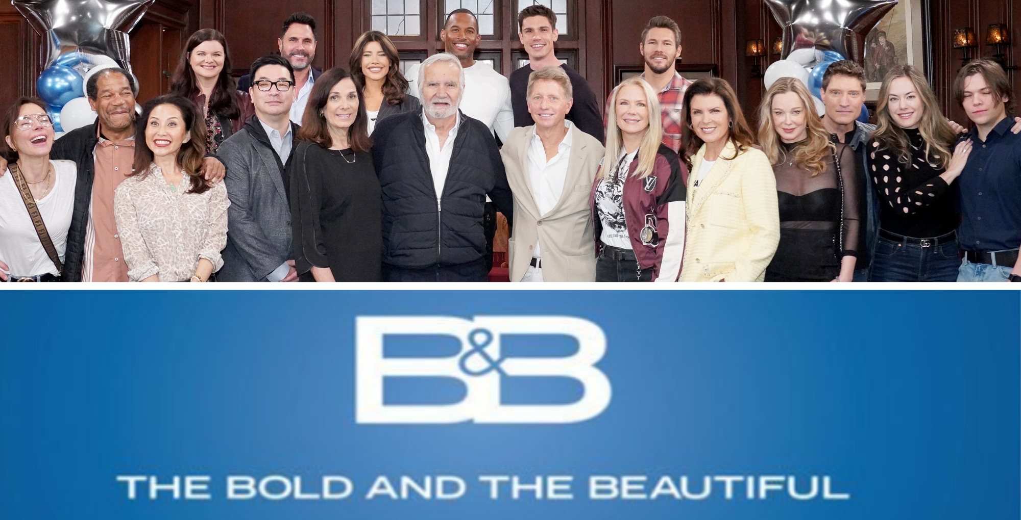 bold and the beautiful cast photo and logo.