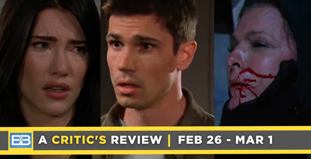 bold and the beautiful critic's review for february 26 - march 1 steffy, finn, sheila