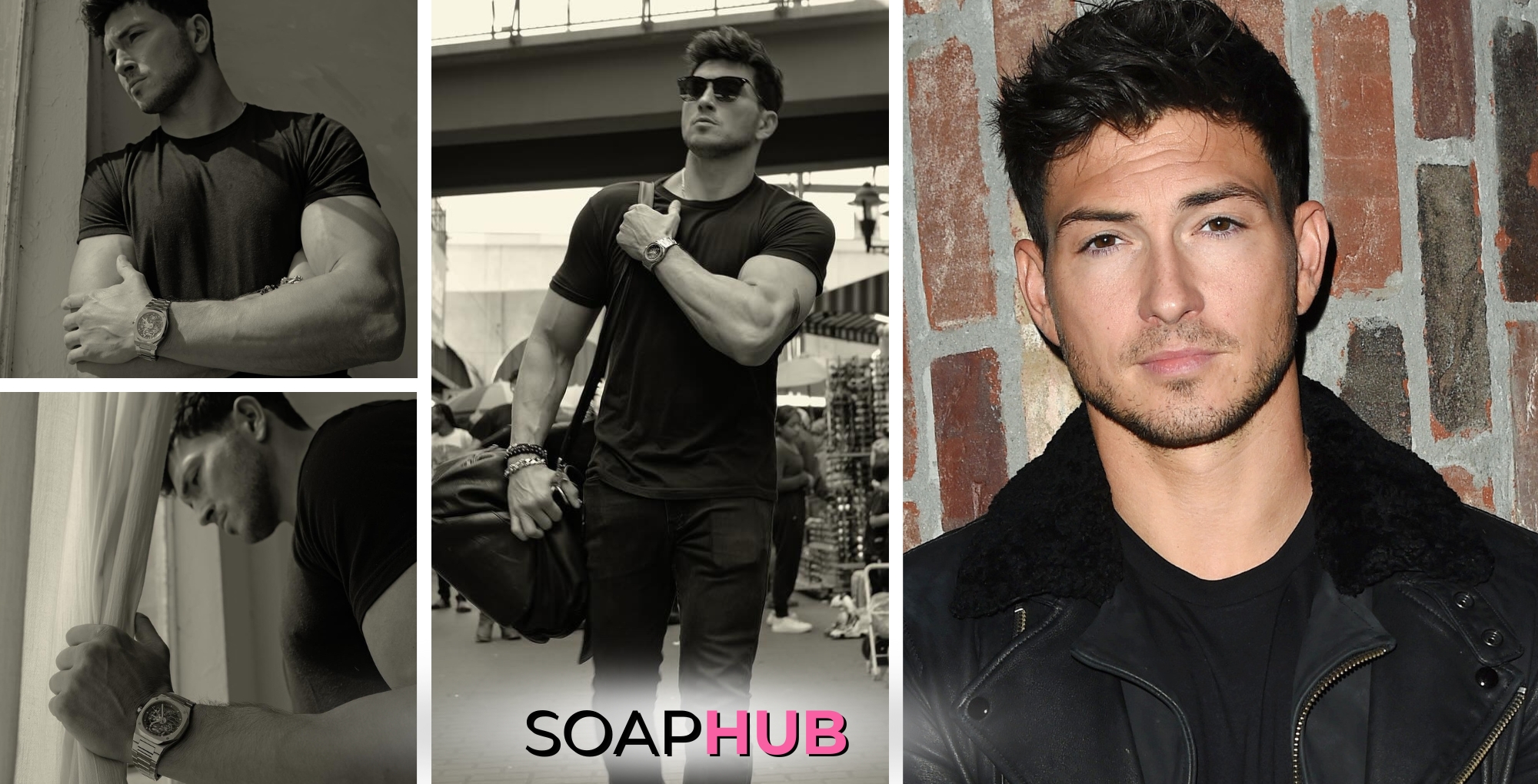 Robert Scott Wilson Aura venture Days of our Lives with the Soap Hub logo at the bottom