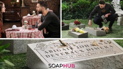 DAYS Preview Photos: Chad Visits Abigail’s Grave…Plus, Everett Sees Stephanie Again