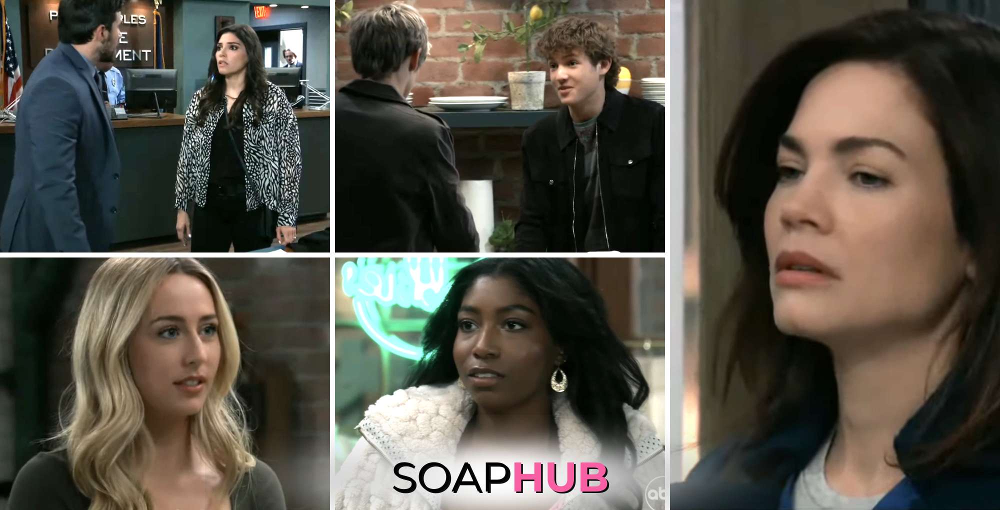 The General Hospital episode for Monday March 25 with Brook Lynn, Chase, Jess, Trina, Jake, Aiden, and Elizabeth.