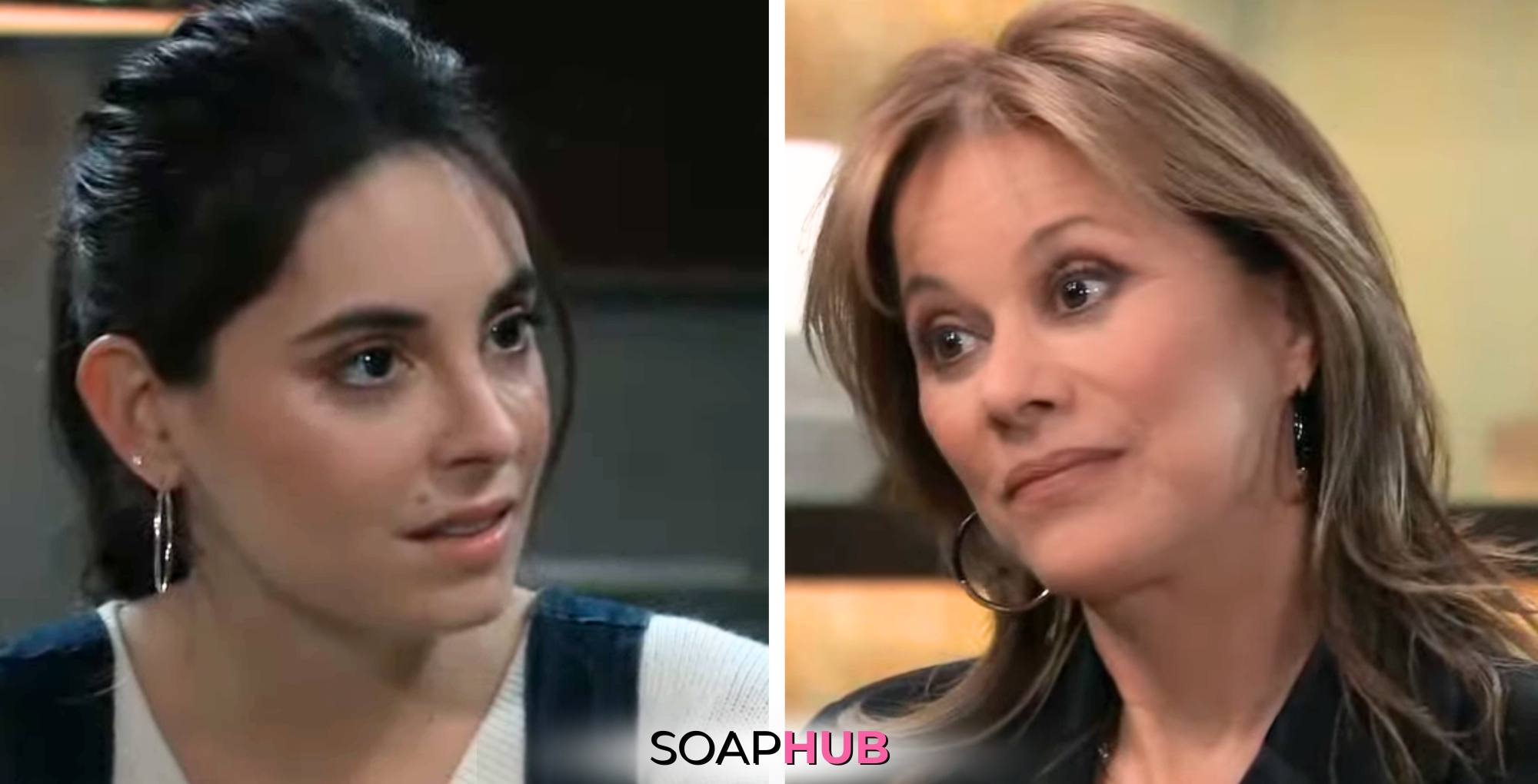 In the General Hospital spoilers for March 20, 2024, episode 15430, Alexis informs Molly about her plans, with the Soap Hub logo across the bottom.