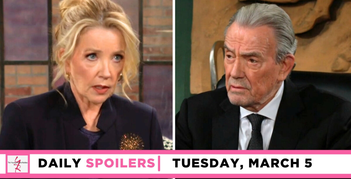 young and the restless spoilers for march 5, 2024, episode 12821, nikki and victor.
