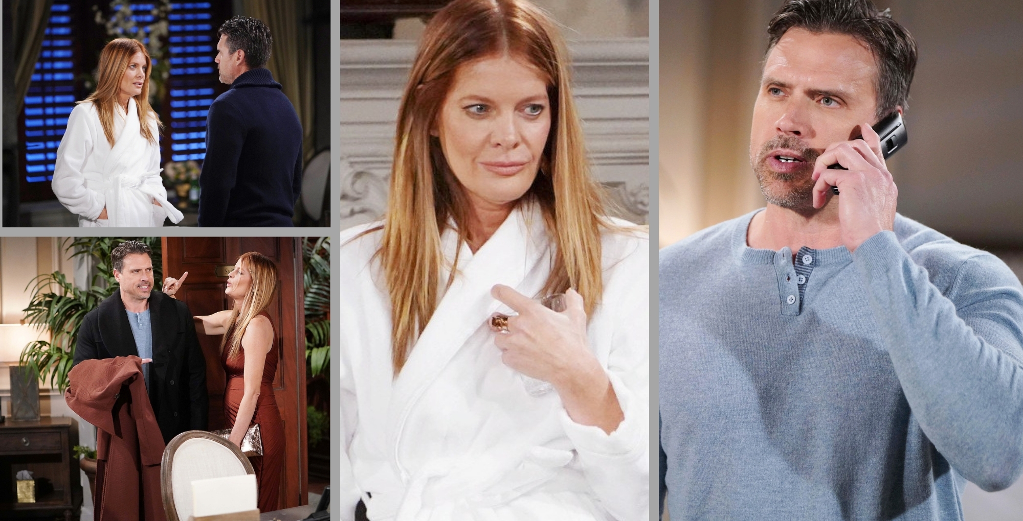 The Young and the Restless spoilers photos show Nick taking care of Phyllis.