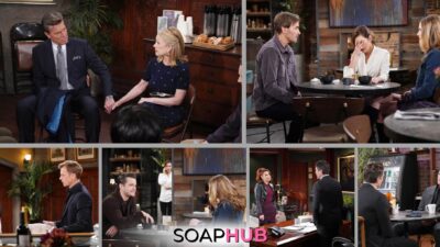 Y&R Preview Photos: Claire Makes A Supportive New Friend