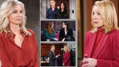 Y&R Preview Photos: Sparks Fly Between Ashley, Tucker, And Audra