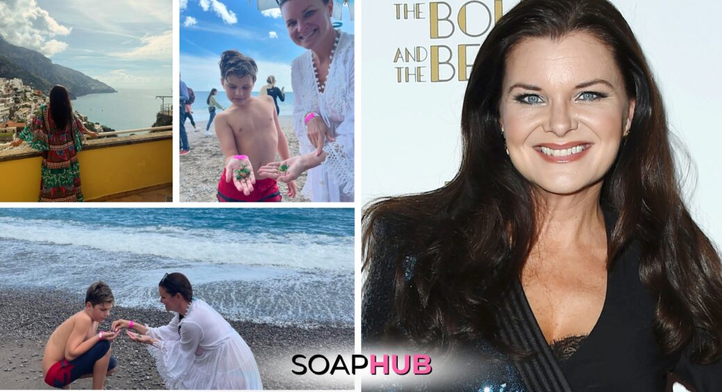 B&B’s Heather Tom Shares Beautiful Travels to Italy with Son Zane