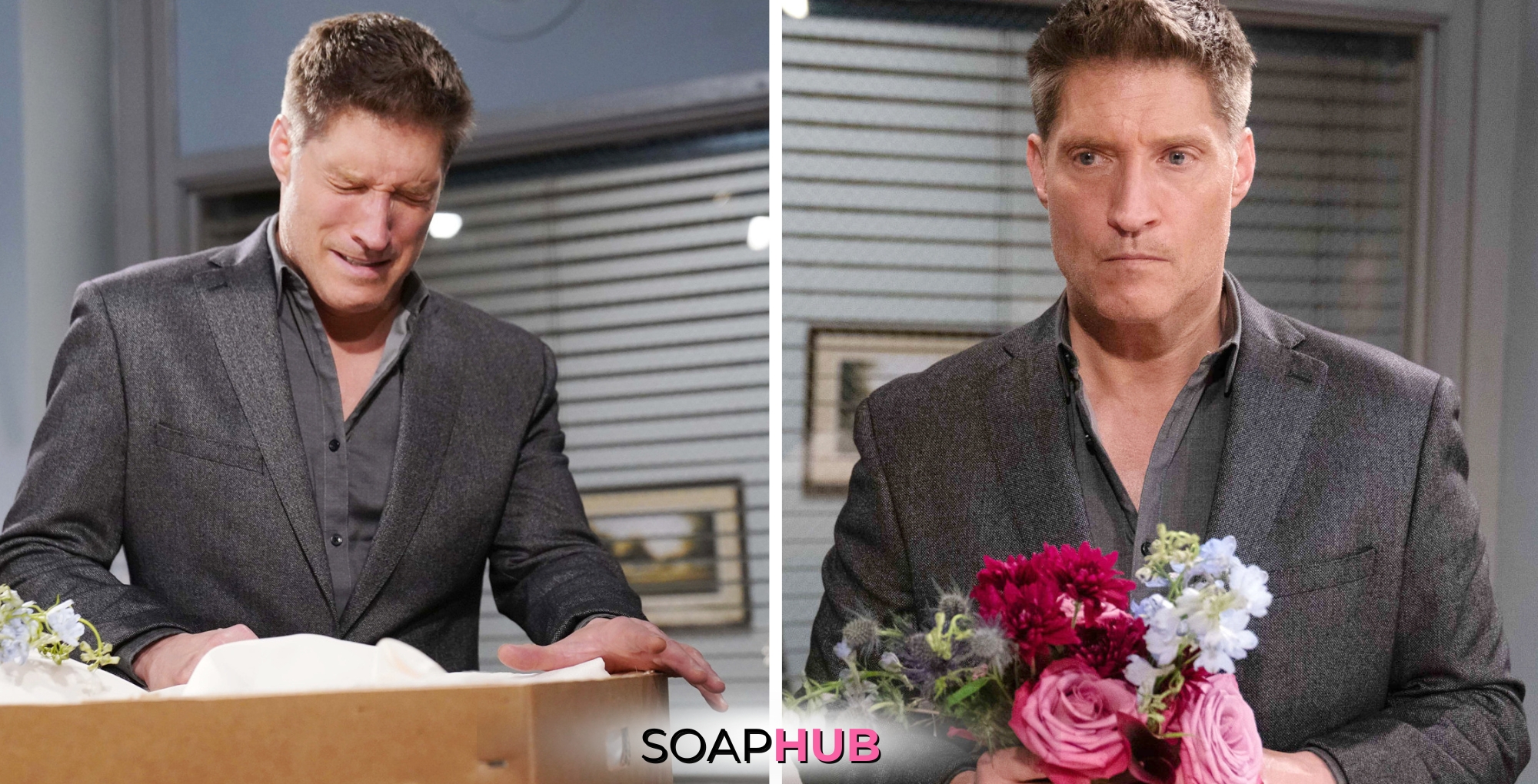 Bold and the Beautiful Spoilers for Friday, April 5 Episode 9244 Features Deacon with the Soap Hub Logo Across the Bottom.