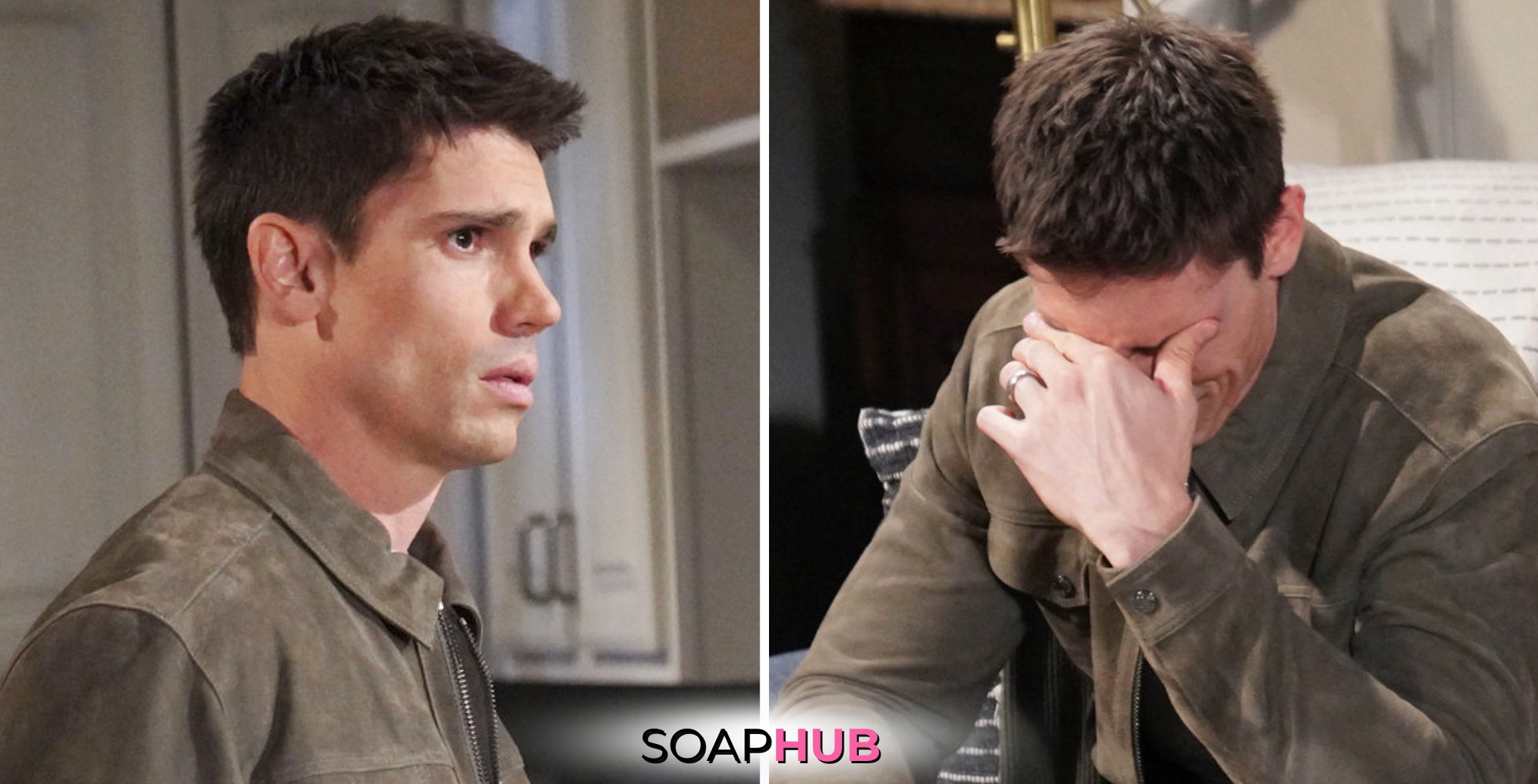 Bold and the Beautiful Spoilers for Thursday April 4 Episode 9243 Feature Finn with the Soap Hub Logo Across the Bottom