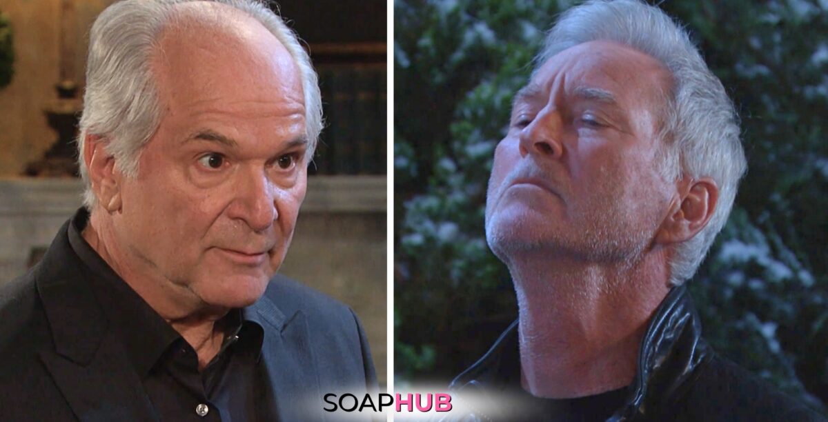 Days of our Lives spoilers for April 30 feature Konstantin and John with the Soap Hub logo.