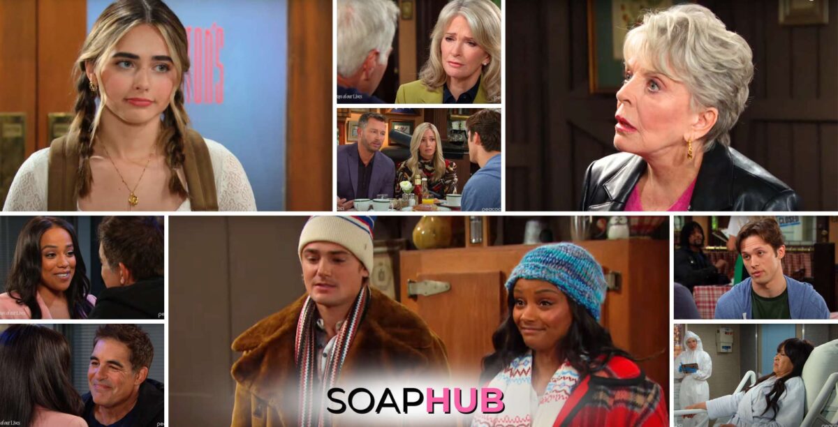 Days of our Lives spoilers video preview for the week of April 15 with the Soap Hub logo across the bottom.