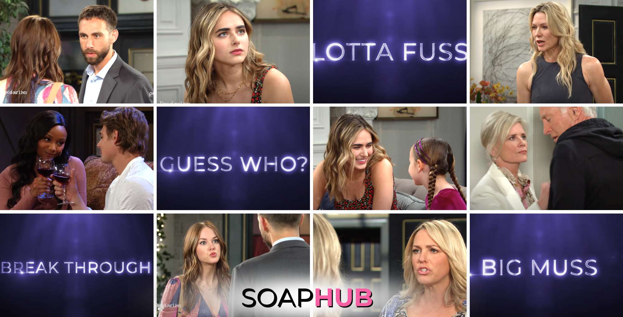 Days of our Lives spoilers weekly preview video with the Soap Hub logo across the bottom.