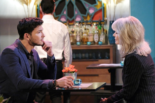 Days of Our Lives spoilers photo features Alex and Marlena.