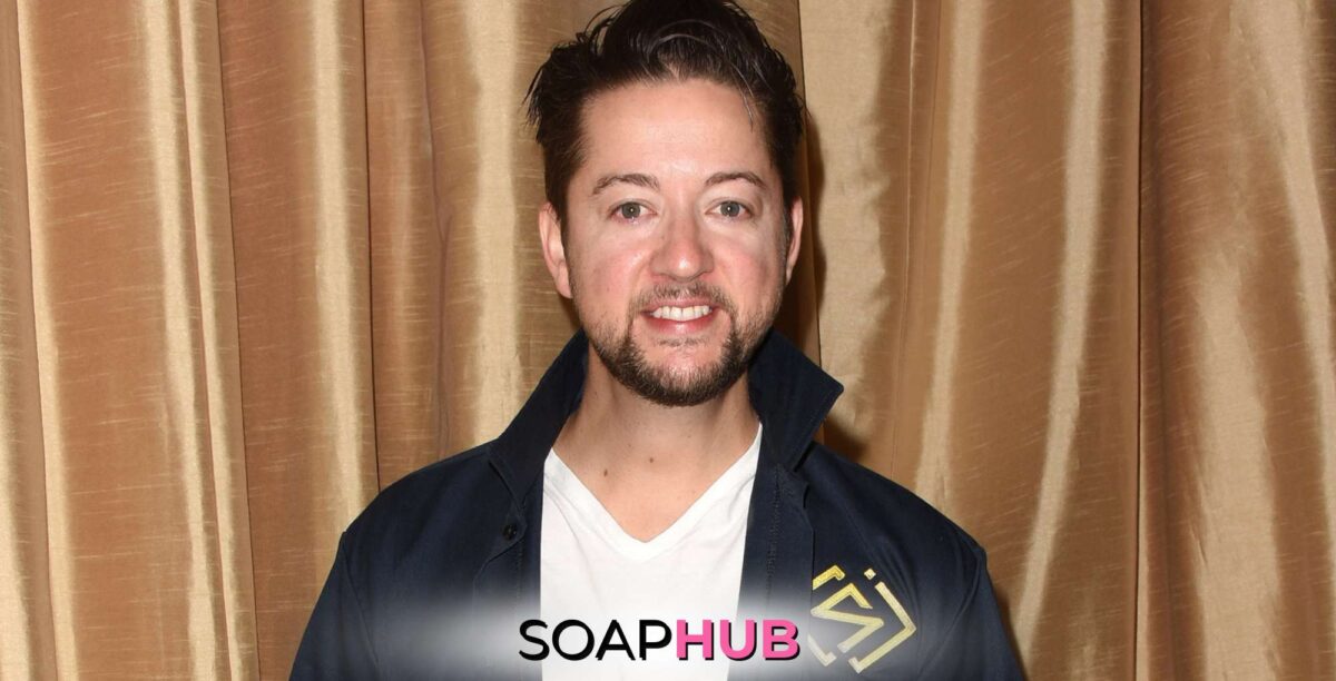 Bradford Anderson from General Hospital with the Soap Hub logo across the bottom.
