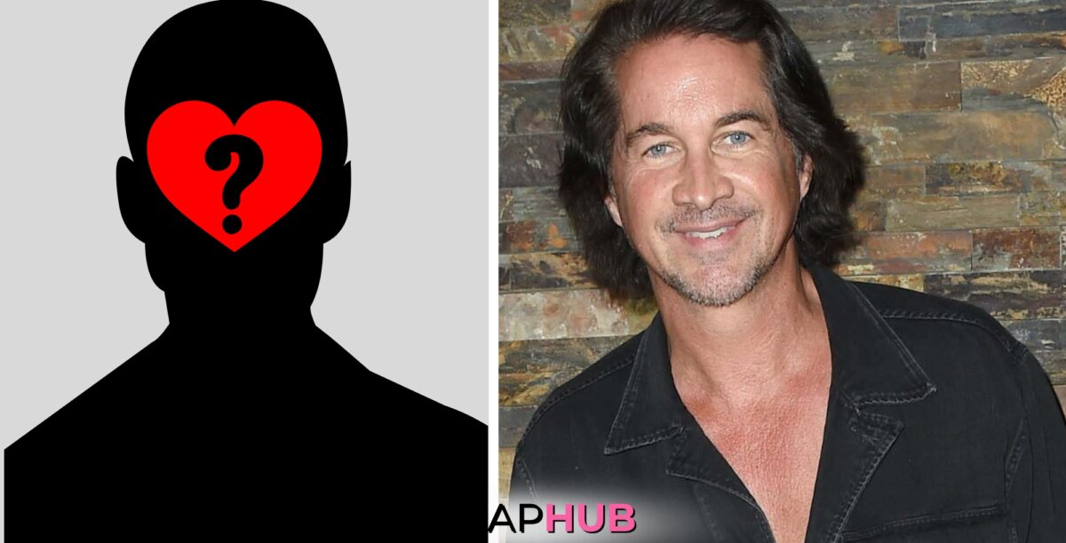 General Hospital's Michael Easton with a shadow and the Soap Hub logo across the bottom.