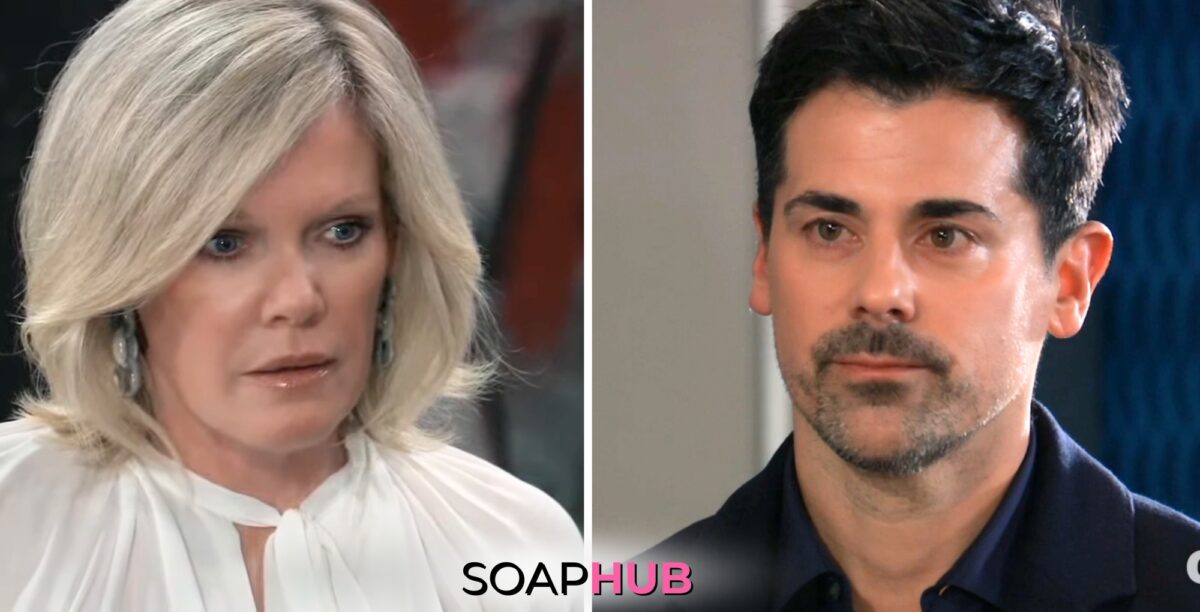 On General Hospital, the April 29 spoilers focus on Ava and Nikolas, with the Soap Hub logo across the bottom.