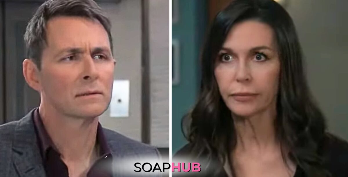 On General Hospital, the April 30 spoilers focus on Valentin and Anna, with the Soap Hub logo across the bottom.
