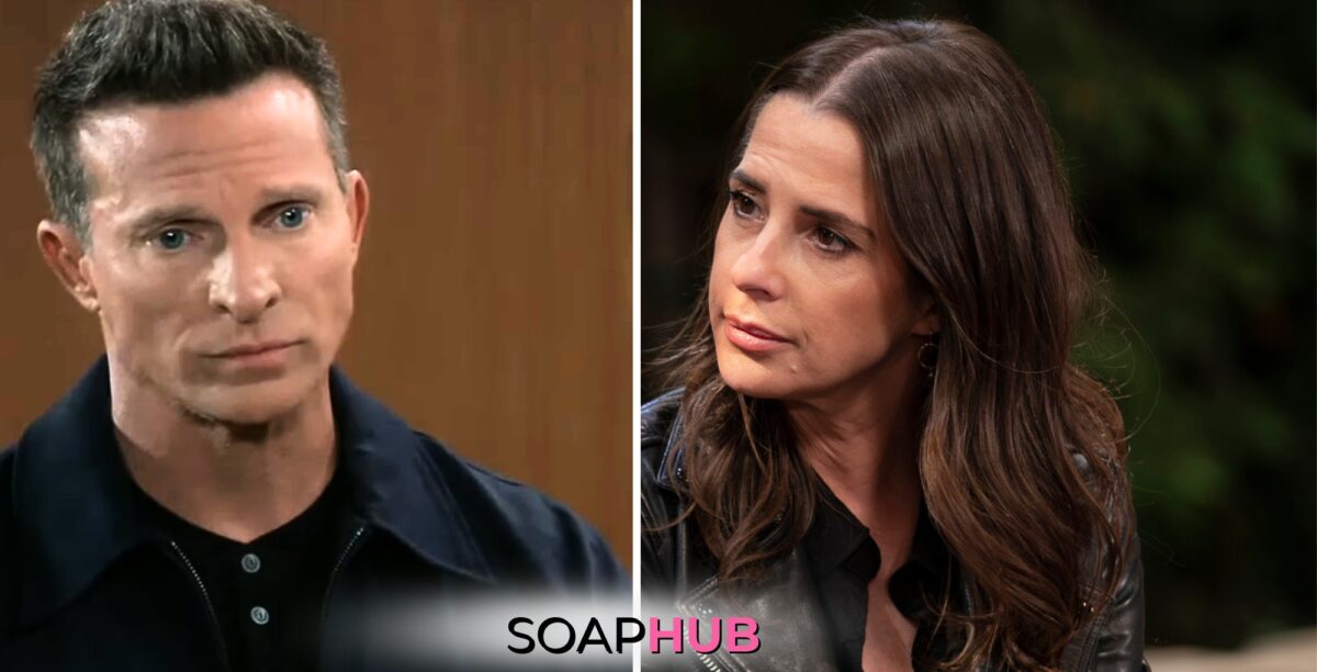 On General Hospital, April 19 spoilers focus on Jason and Sam, with the Soap Hub logo across the bottom.