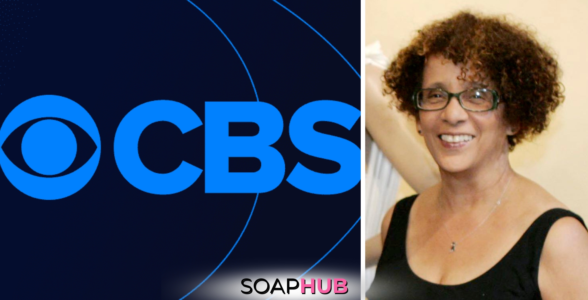 Michele Val Jean CBS logo Soap Hub logo