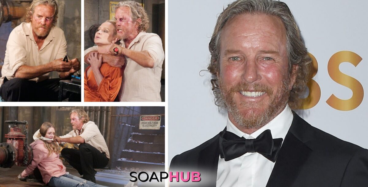 Young and the Restless Linden Ashby and the Soap Hub logo.